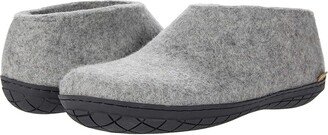 Glerups Wool Shoe Rubber Outsole (Grey/Black Rubber) Shoes