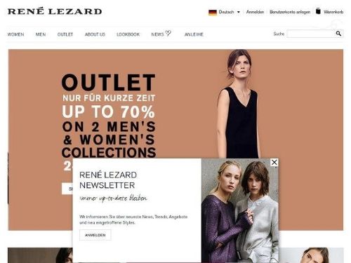 Rene Lezard Onlineshop Promo Codes & Coupons