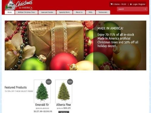 Christmasinamerica.com Promo Codes & Coupons