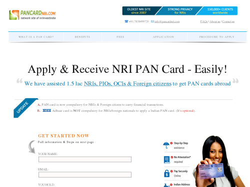 PAN Card Promo Codes & Coupons