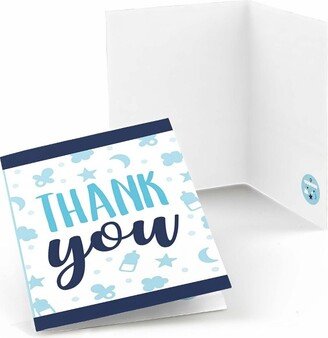 Big Dot of Happiness It's a Boy - Blue Baby Shower Thank You Cards (8 count)