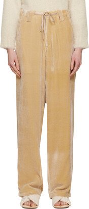 Beige Le Papier 'Le Pantalon Taiolo' Lounge Pants