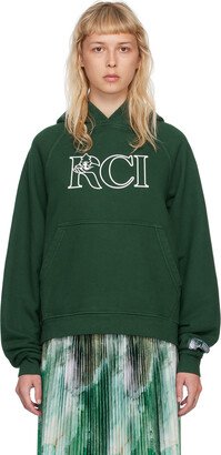 Green Raglan Hoodie