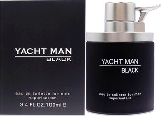 Yacht Man Black by Myrurgia for Men - 3.4 oz EDT Spray