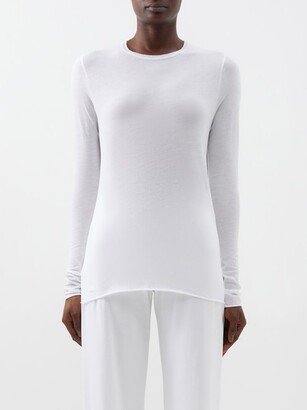 Organic Pima-cotton Jersey Pyjama Top