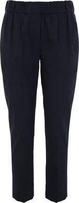 Elastic-Waistband Tapered Pants-AA