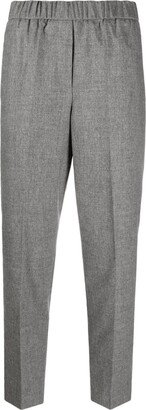 Cropped Tailored Trousers-BD