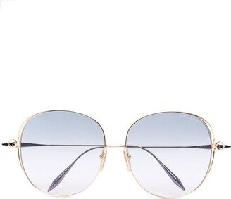 Oversized Frame Sunglasses-AM