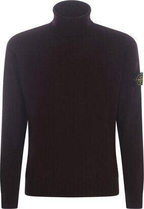 Compass Patch Roll-Neck Jumper-AA