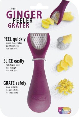 Ginger Peeler & Grater, Purple