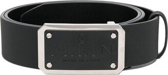 Iconic Plein leather belt