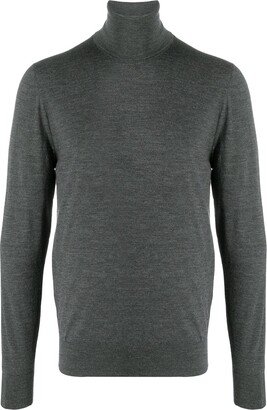 Roll-Neck Virgin Wool Jumper-AW