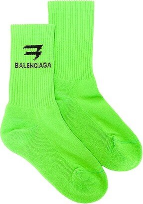 New Sporty B Socks in Green