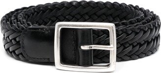 Woven Leather Belt-AA