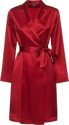 Silk short robe-AA