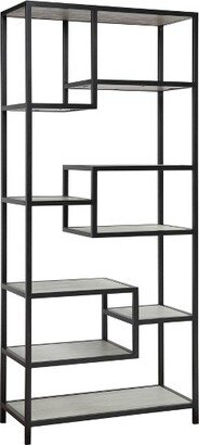 82 Aspen Court II 9 Shelf Etagere White - Treasure Trove Accents