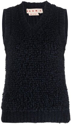 sleeveless V-neck jumper-AA