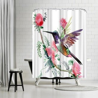 71 x 74 Shower Curtain, Hummingbird Nersisyan 4 by Suren Nersisyan