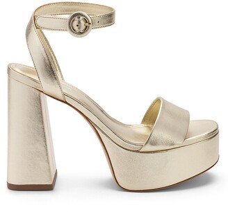 Dolly Metallic Platform Sandals