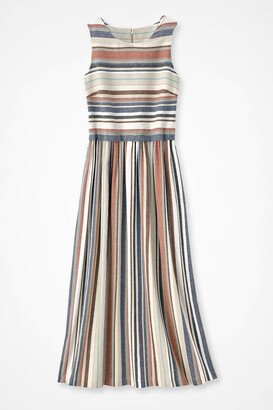 Women's Striped Sensation Maxi Dress - Multi - 6P - Petite Size