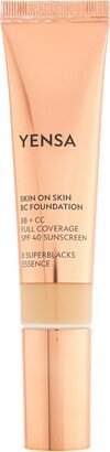 Skin on Skin BC Foundation BB + CC Full Coverage Foundation SPF 40