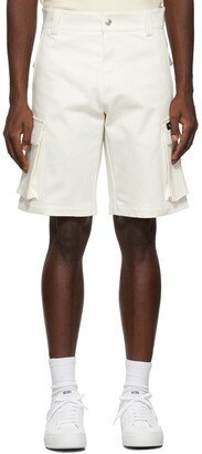 Beige Basic Cargo Shorts