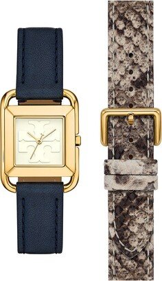 The Miller Square Wrist Watch Navy Blue