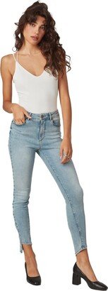 Alexa-DS High Rise Skinny Jeans Dusty Sky 33