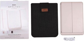 Stylideas STYLPRO Get Up & Glow Up Bi-Folding Mirror
