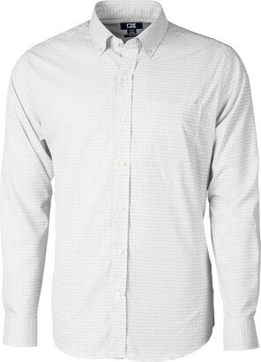 Versatech Tattersall Stretch Mens Big and Tall Dress Shirt