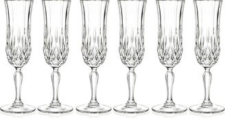 Set Of 6 4.4Oz Champagne Flutes