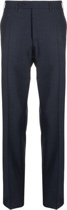 Mid-Rise Stretch-Wool Tailored Trousers