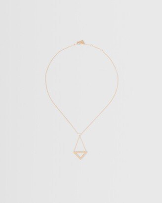 Eternal Gold Cut-out Pendant Necklace In Yellow Gold