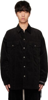 Black Embroidered Shirt-AC