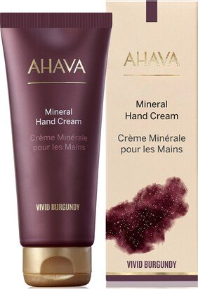 Mineral Hand Cream - Vivid Burgundy, 3.4 oz.