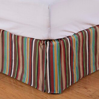 Paseo Road by Hiend Accents Tammy Multicolor Stripe Bed Skirt, 1PC