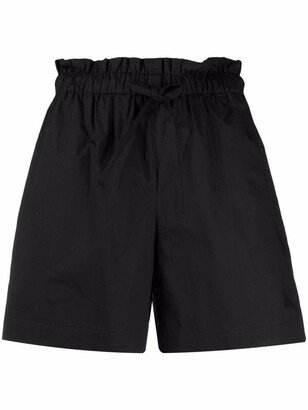 Paperbag-Waist Drawstring Shorts