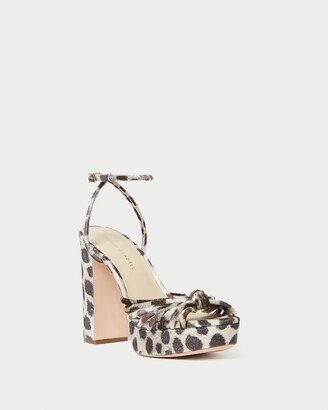 Rivka Leopard Knot Platform Sandal