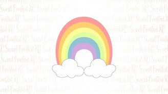 Rainbow With Clouds Cookie Cutter-AA