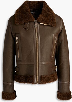 Dom Goor Shearling biker jacket