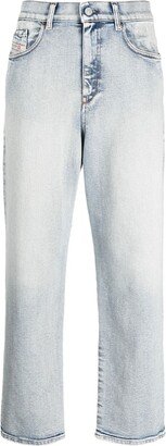 Cropped Straight-Leg Jeans-AR