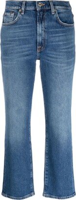 Logan high-waisted cropped jeans