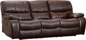 Pecos Leather Gel Power Double Reclining Sofa