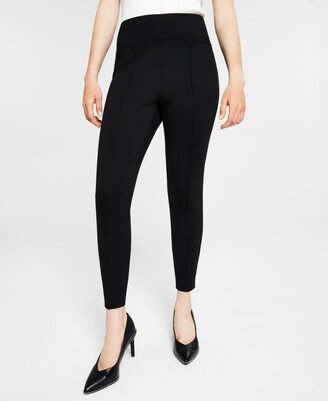 Women's High-Rise Ponte-Knit Leggings, Regular & Petite, Created for Macy's