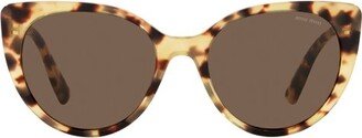 Cat-Eye Frame Sunglasses-AT