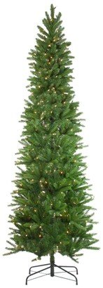 Northlight 7.5' Pre-Lit Northwood Noble Fir Artificial Pencil Christmas Tree - Clear Lights