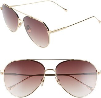 Dash 59mm Aviator Sunglasses