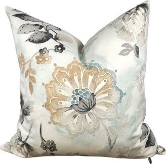 Designer Pillow Covers ~ Pillow Covers Farmhouse Cover Cottage Pillows Decor Accent Covers| Aqua