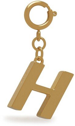 Alphabet Brass Keyring - H