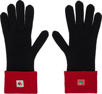 Black Paris Wool Gloves